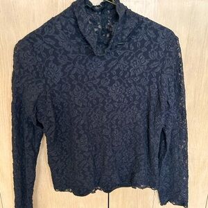 Black lace top F. B. Matik